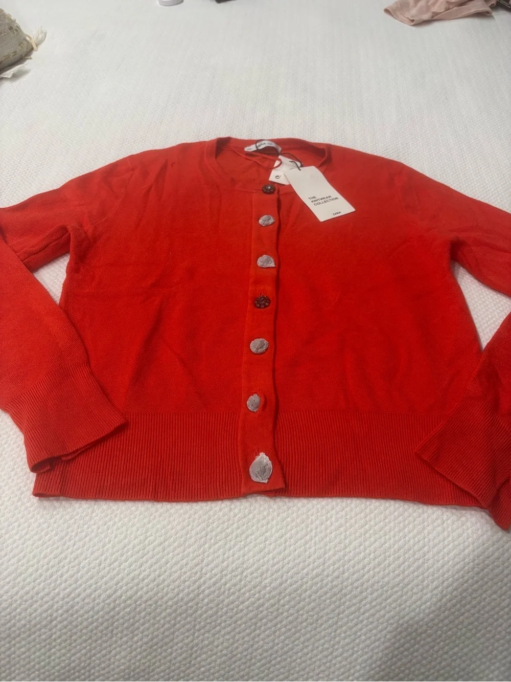 Zara vibrant red